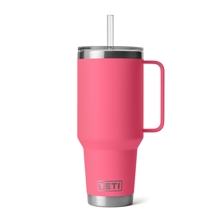 YETI Rambler® 42 oz (1242 ml) Trinkbecher Mit Trinkhalm-deckel Tropical Pink