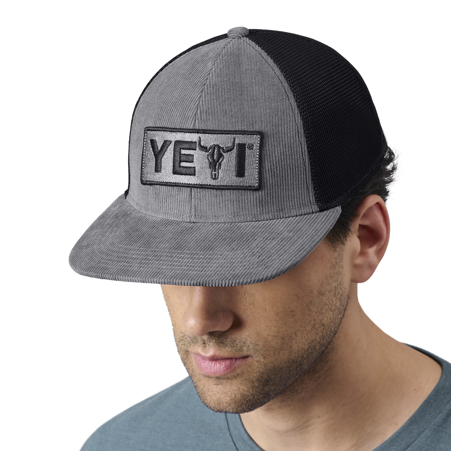 YETI Stier-Hut mit flacher Krempe Grey