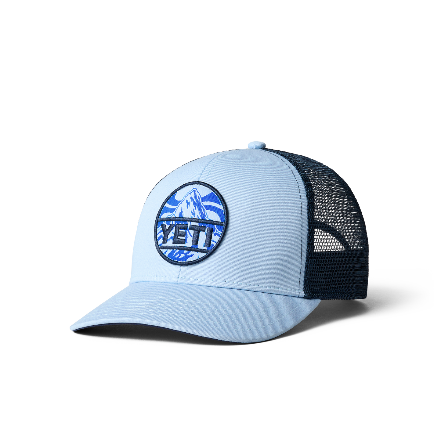 YETI Mountain Badge Trucker-Cap Light Blue